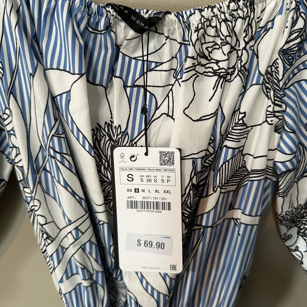 Zara Dress! Summer cotton dress - Picture 3 of 5